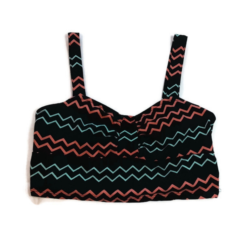 Painted Threads Zig Zag Crop Top